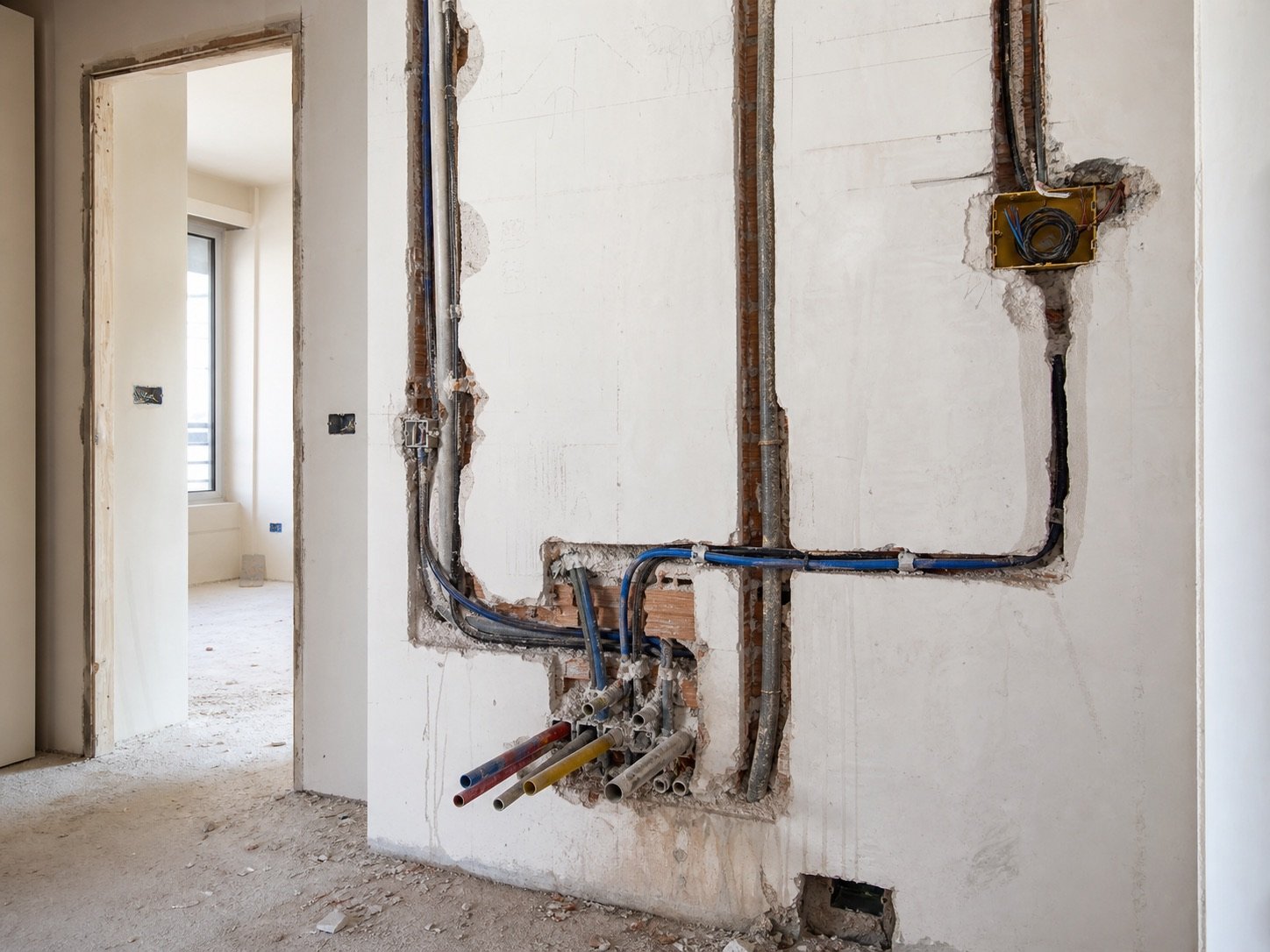 Chiusura tracce Bergamo dopo idraulico o elettricista: problema da risolvere